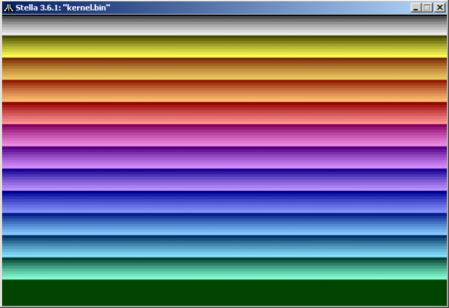 NTSC kernel